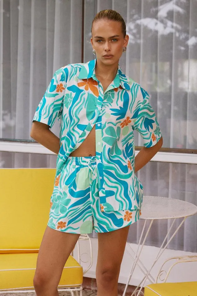 Runaway The Label Shorts Shop AVELINE SHORT 8211 MONTERO PRINT
