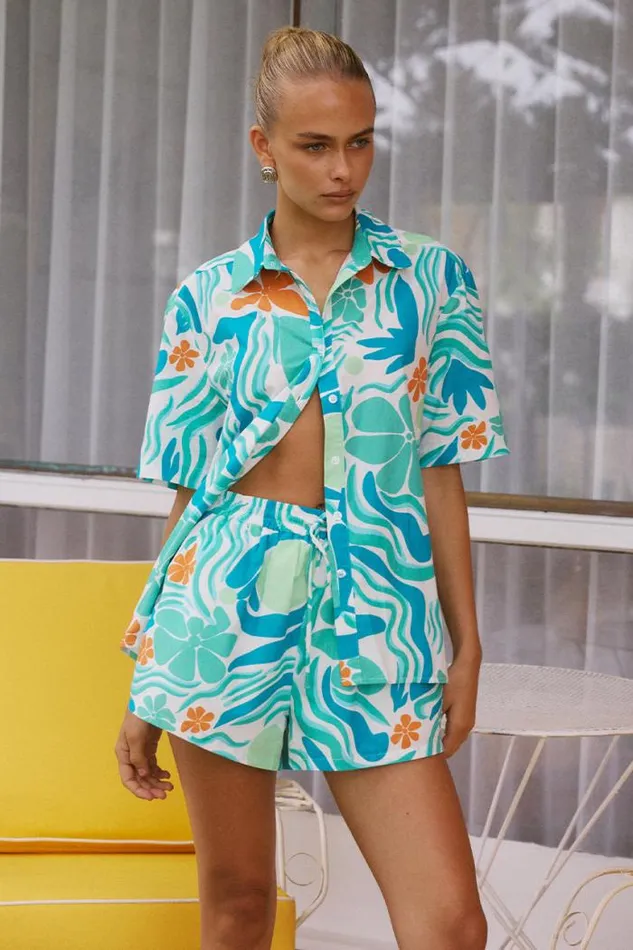 Runaway The Label Shorts Shop AVELINE SHORT 8211 MONTERO PRINT