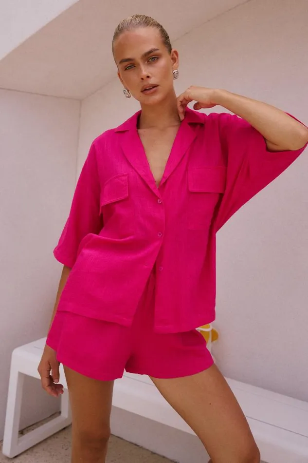 Runaway The Label Shorts Shop MONIQUE SHORT 8211 HOT PINK