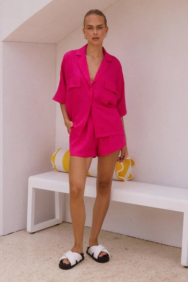 Runaway The Label Shorts Shop MONIQUE SHORT 8211 HOT PINK