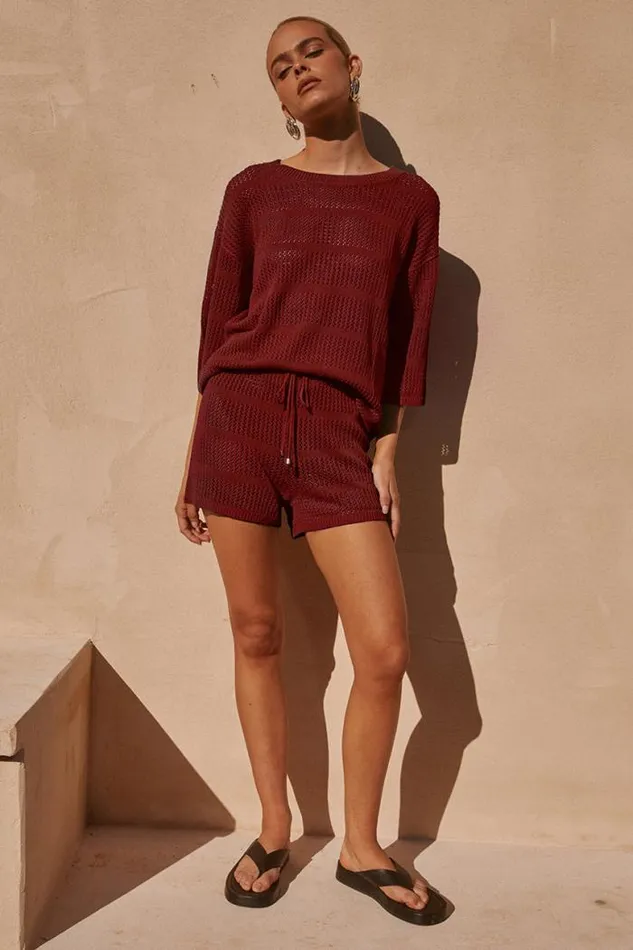 Runaway The Label Shorts Shop SAMIA SHORT 8211 SIENNA