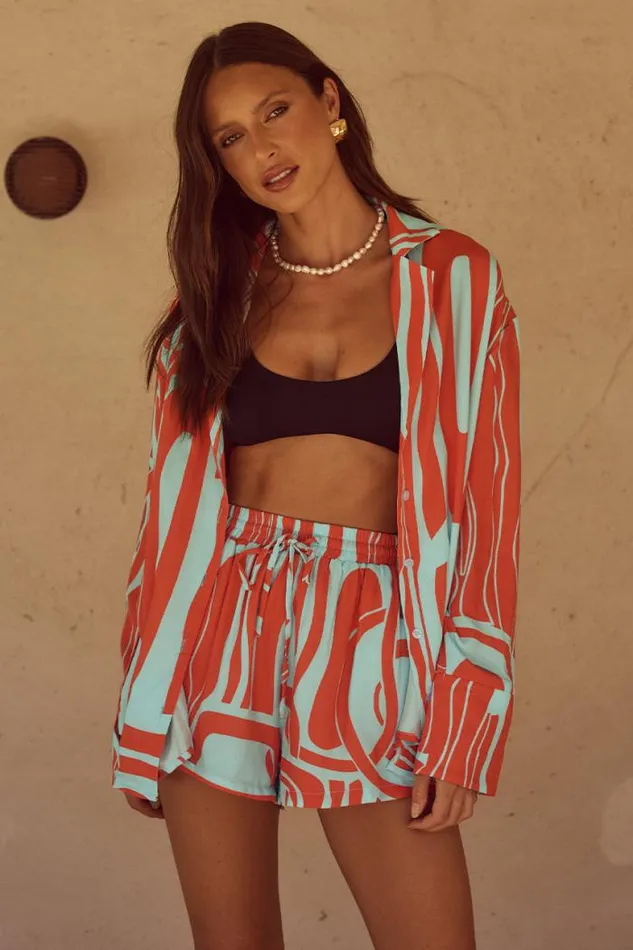Runaway The Label Shorts Shop SOLA SHORT 8211 ALBA PRINT