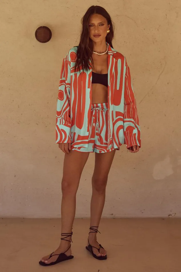 Runaway The Label Shorts Shop SOLA SHORT 8211 ALBA PRINT