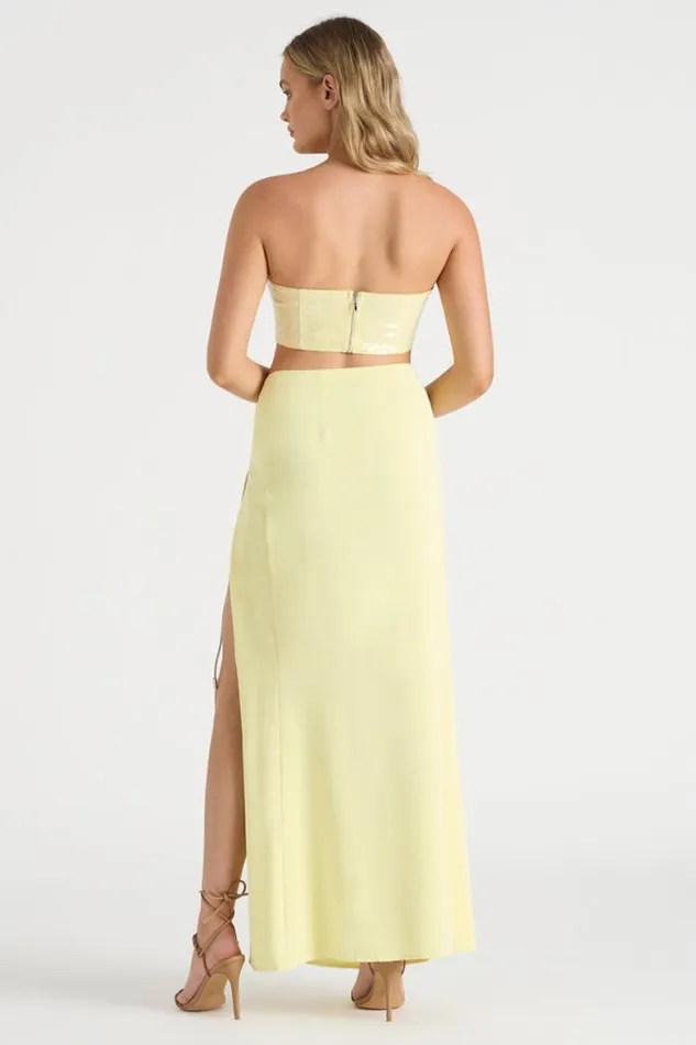 Runaway The Label Skirts Shop THE DRAPED SKIRT 8211 BUTTER