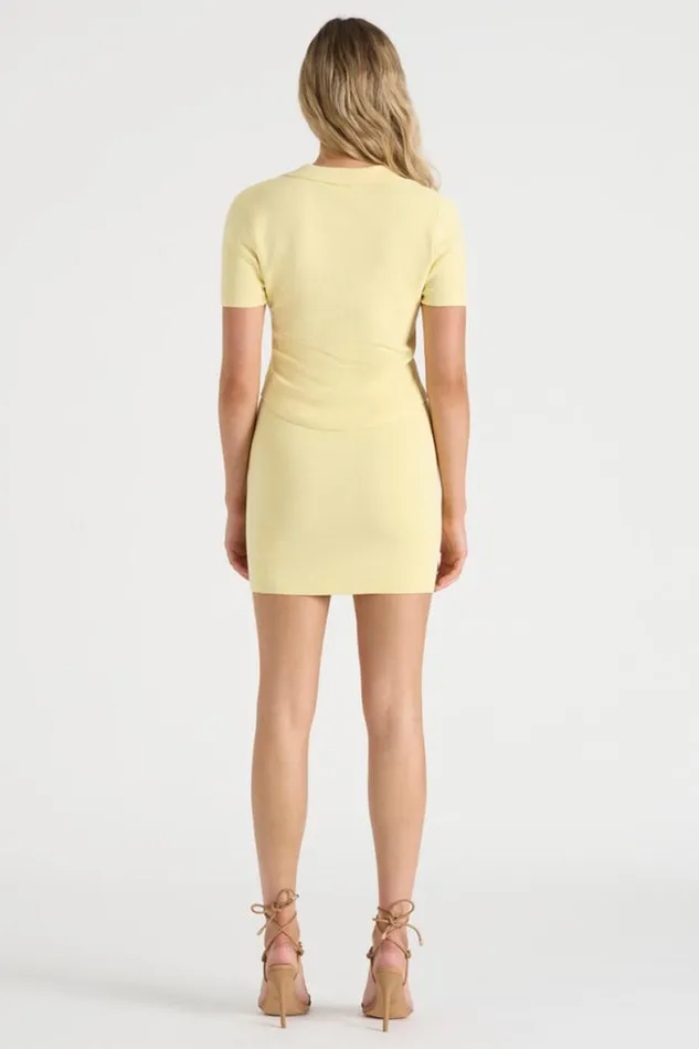 Runaway The Label Skirts Shop THE KNIT MINI SKIRT 8211 BUTTER Runaway The Label Skirts Shop THE KNIT MINI SKIRT 8211 BUTTER