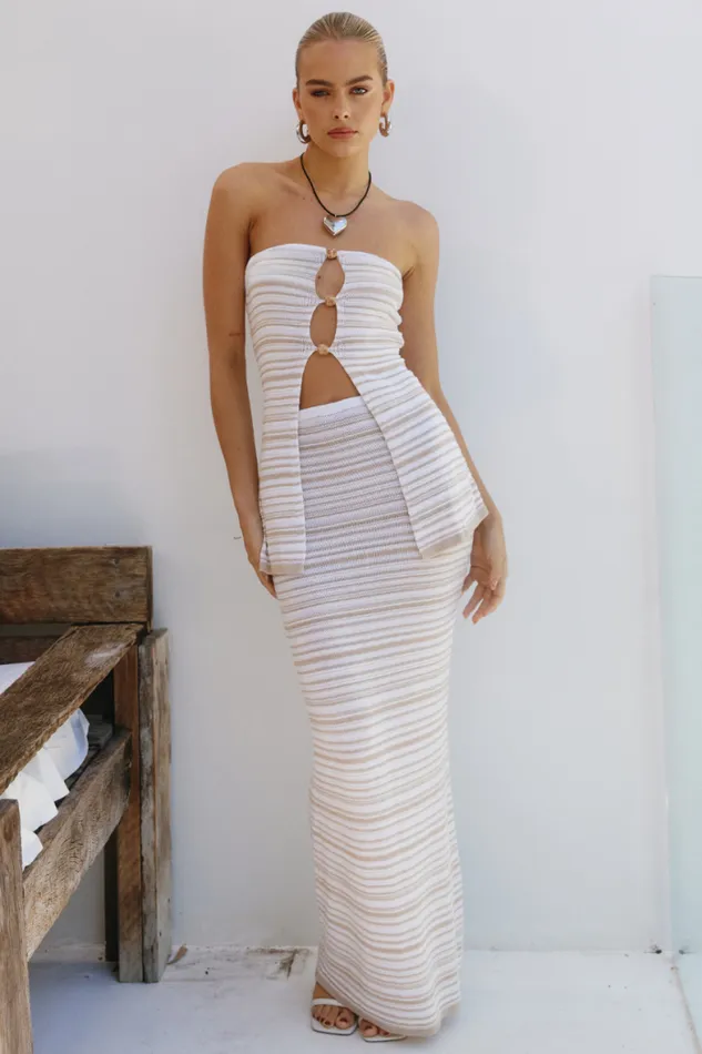 Runaway The Label Summer Sets Shop HARPER TOP 8211 SANDWHITE