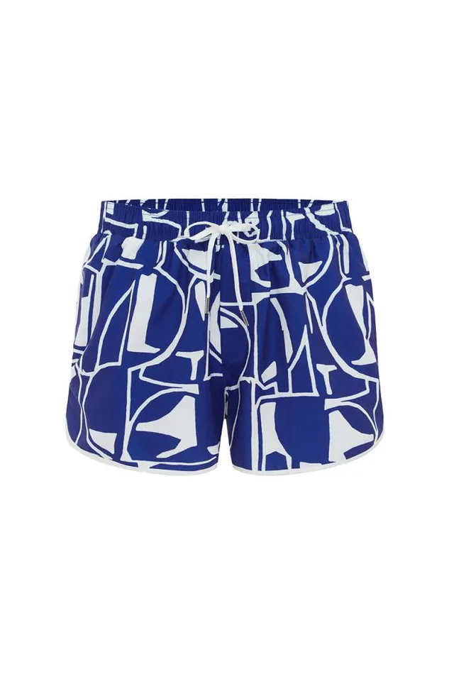 Runaway The Label Swim Menswear LOGAN BOARDSHORT 8211 BLUE GEO