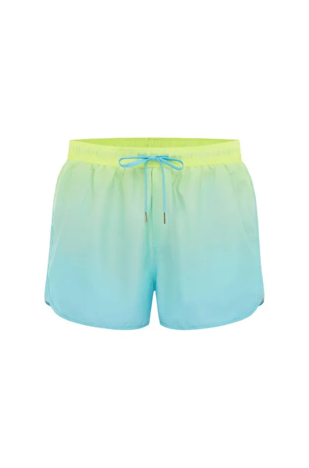 Runaway The Label Swim Menswear NEO BOARDSHORT 8211 GREEN OMBRE