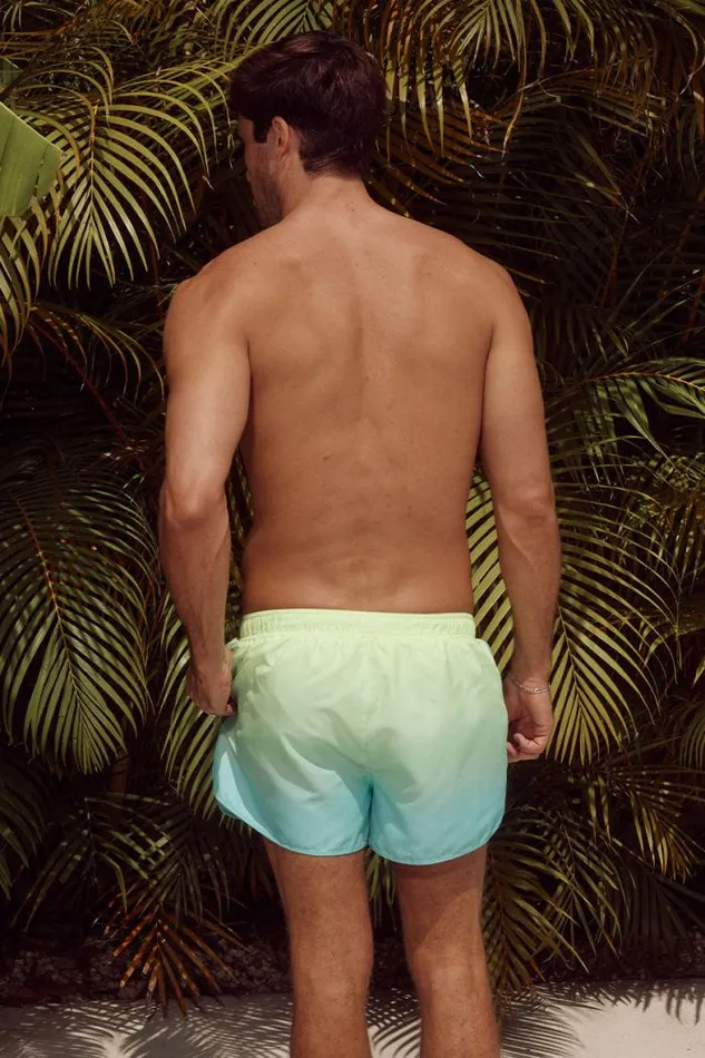 Runaway The Label Swim Menswear NEO BOARDSHORT 8211 GREEN OMBRE