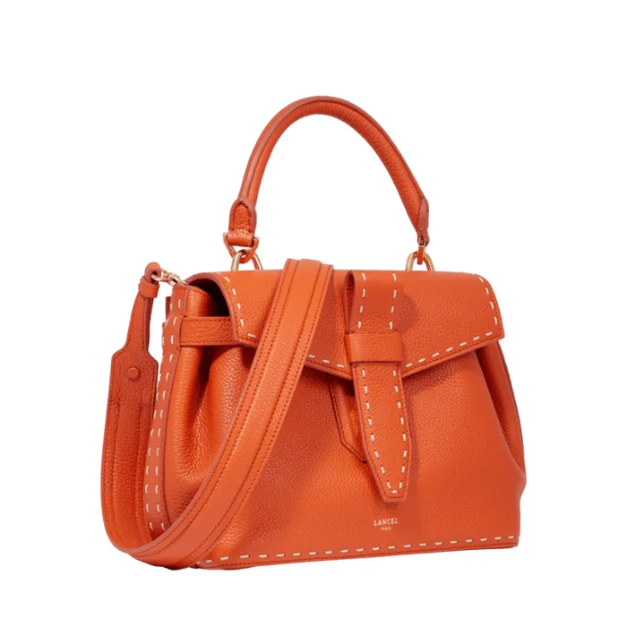 S Handbag Orange Women Lancel Hand Bags
