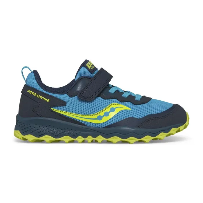 Saucony Kids Peregrine Kdz AC Sneaker Navycitron