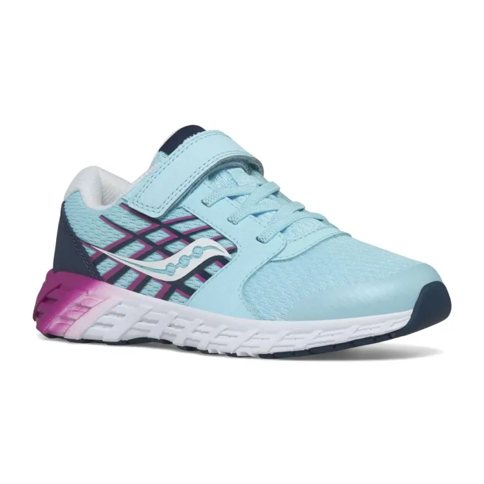 Saucony Kids Wind 20 AC Sneaker Bluepink