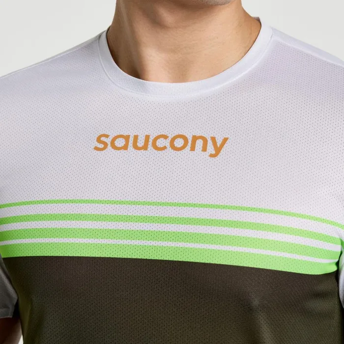 Saucony Tops Men Elite Short Sleeve Umbra