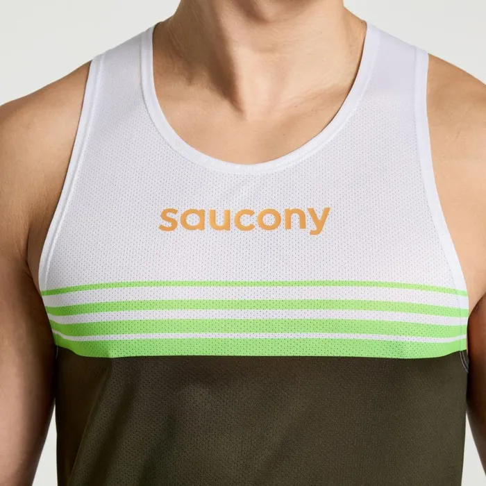 Saucony Tops Men Elite Singlet Umbra