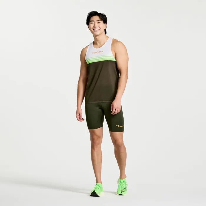 Saucony Tops Men Elite Singlet Umbra