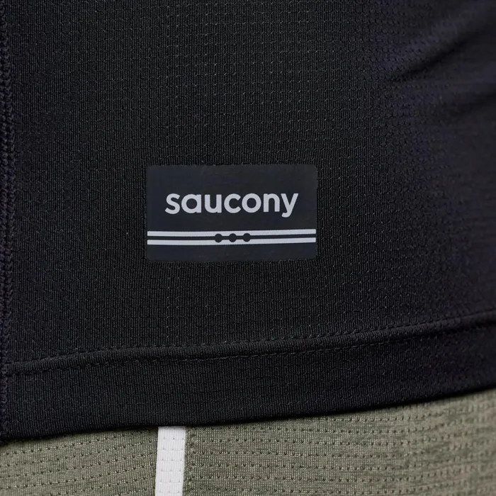Saucony Tops Men Stopwatch Long Sleeve Black
