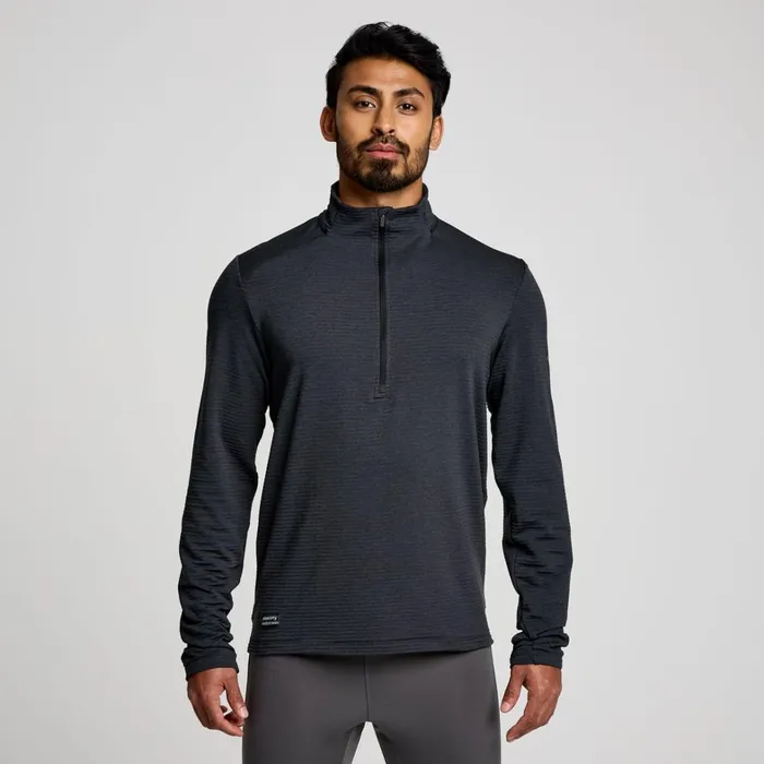 Saucony Tops Men Triumph 3d 12 Zip Black Heather