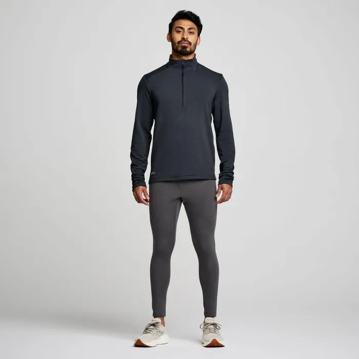 Saucony Tops Men Triumph 3d 12 Zip Black Heather