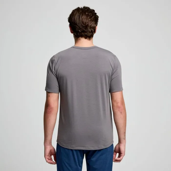 Saucony Tops Men Triumph Short Sleeve Carbon