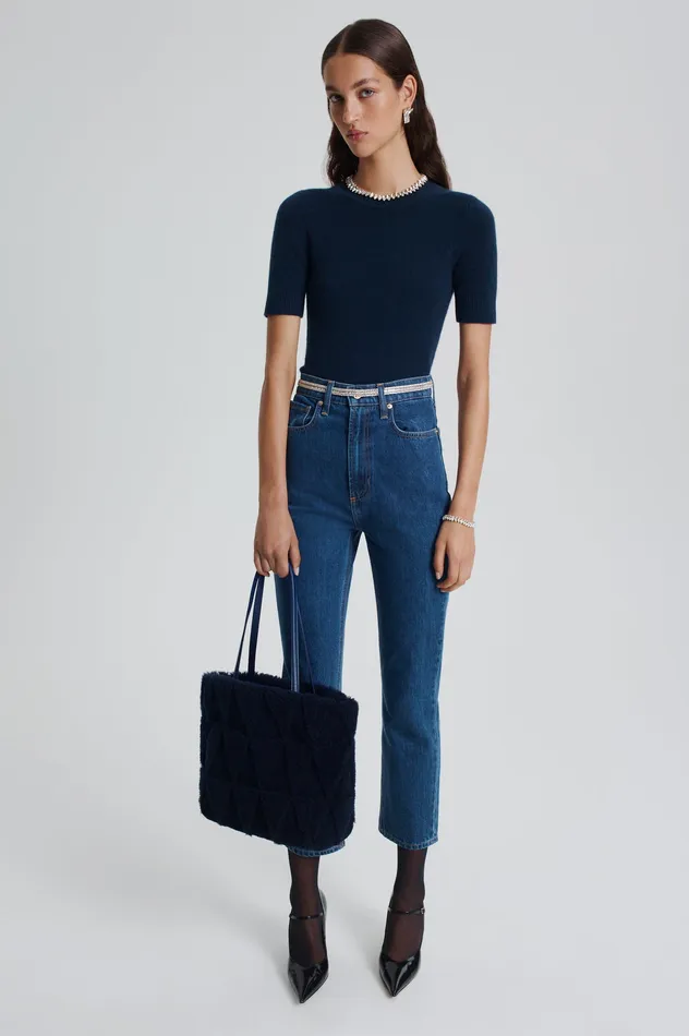 Scanlan Theodore Bags Women SHEARLING TOTE DARKNAVY Scanlan Theodore Bags Women SHEARLING TOTE DARKNAVY