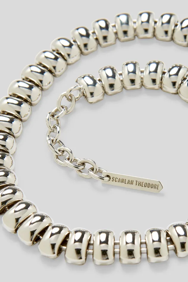 Scanlan Theodore BEETLE CHAIN CHOKER SILVER Women Jewelry