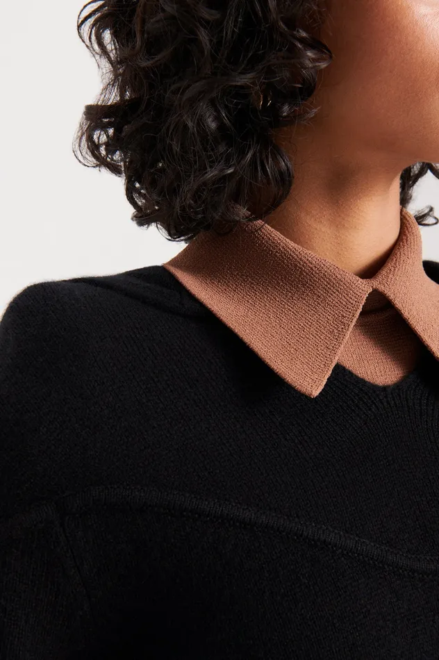 Scanlan Theodore Sweaters Women CASHMERE HOODED SWEATER BLACK Scanlan Theodore Sweaters Women CASHMERE HOODED SWEATER BLACK