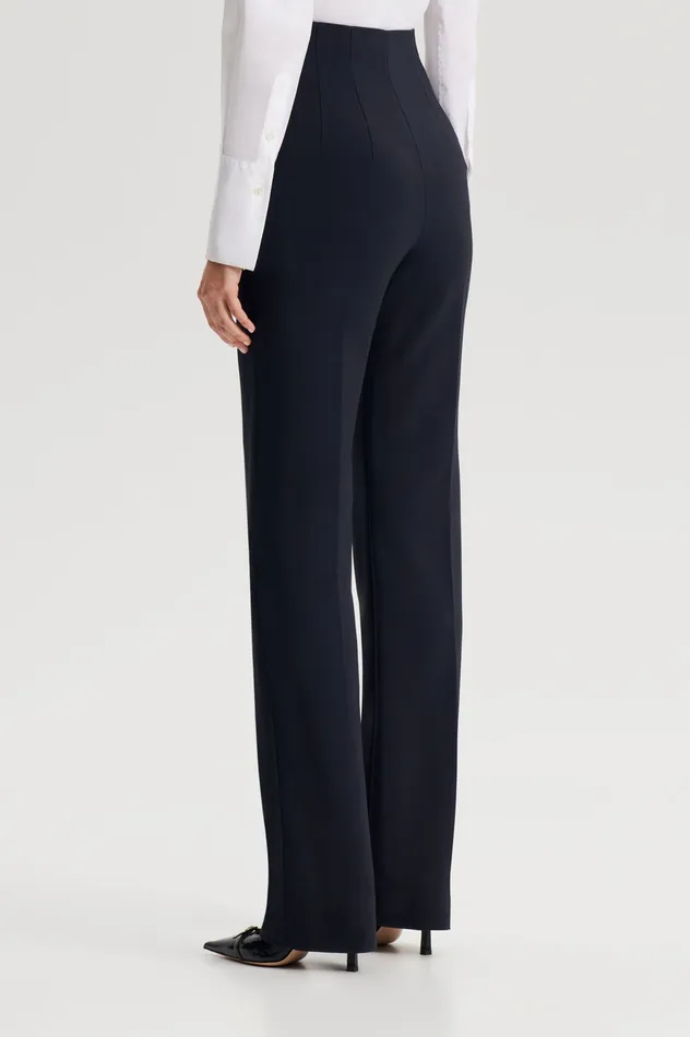 Scanlan Theodore TAILORED SLIM TROUSER NAVY Women Trousers Scanlan Theodore TAILORED SLIM TROUSER NAVY Women Trousers