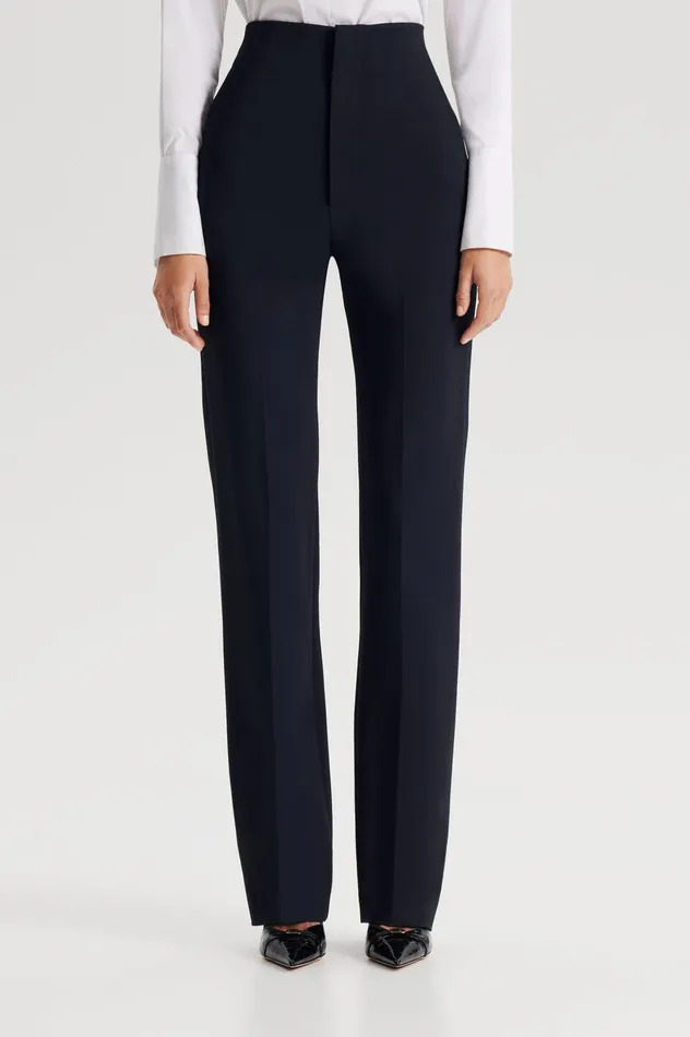 Scanlan Theodore TAILORED SLIM TROUSER NAVY Women Trousers Scanlan Theodore TAILORED SLIM TROUSER NAVY Women Trousers