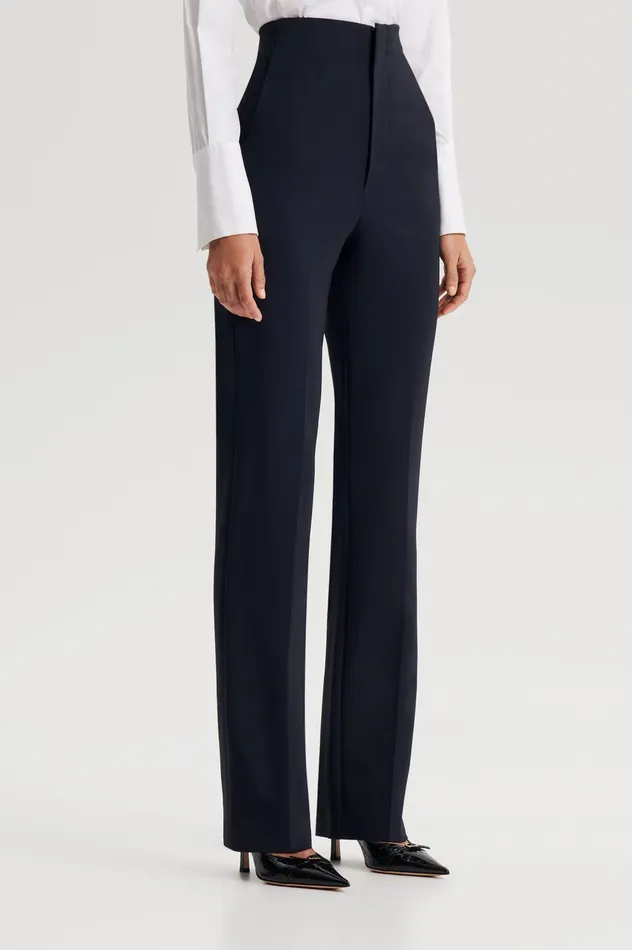 Scanlan Theodore TAILORED SLIM TROUSER NAVY Women Trousers Scanlan Theodore TAILORED SLIM TROUSER NAVY Women Trousers