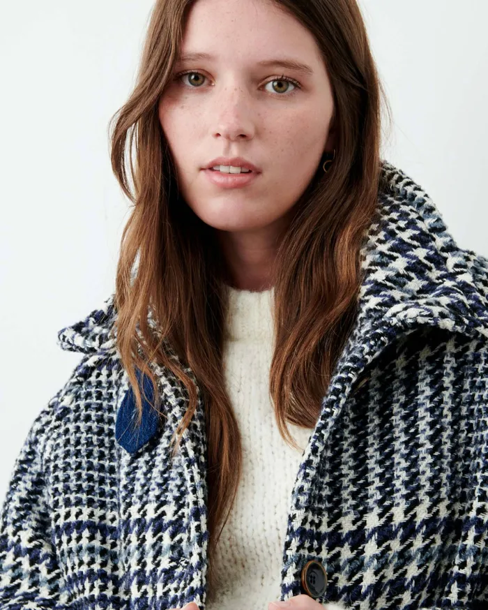 Sessn Womens Coats Lee valley Denim Blue Cheap On Sale