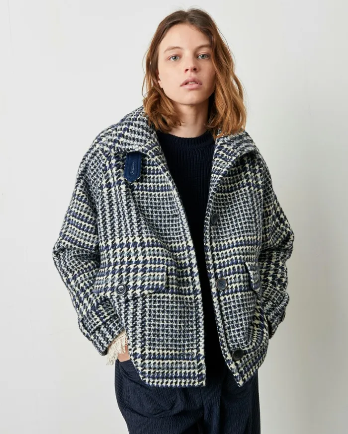 Sessn Womens Coats Lee valley Denim Blue Cheap On Sale