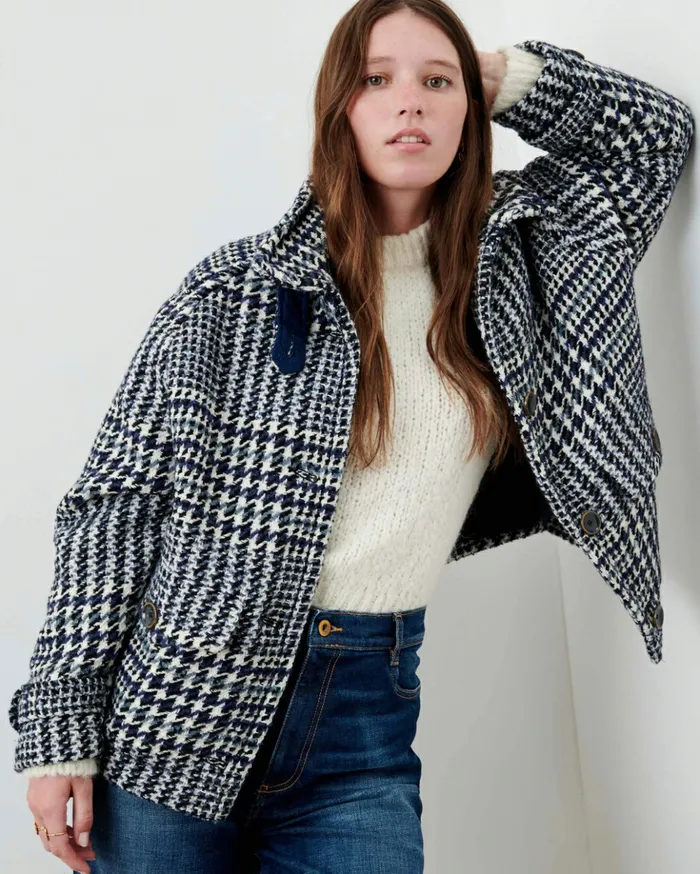 Sessn Womens Coats Lee valley Denim Blue Cheap On Sale