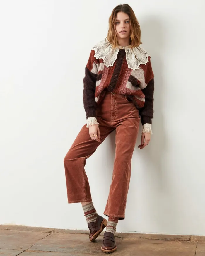 Sessn Womens Jumpers Woolen Wisconsin Rose