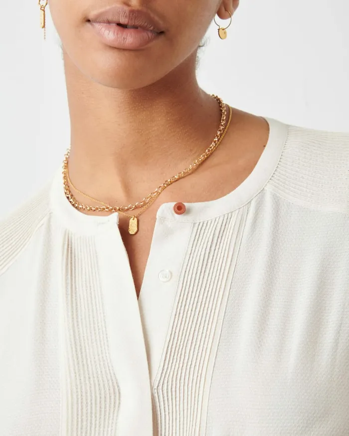 Sessn Womens Shirts And Blouses Simi Fleur de Sel Near Me