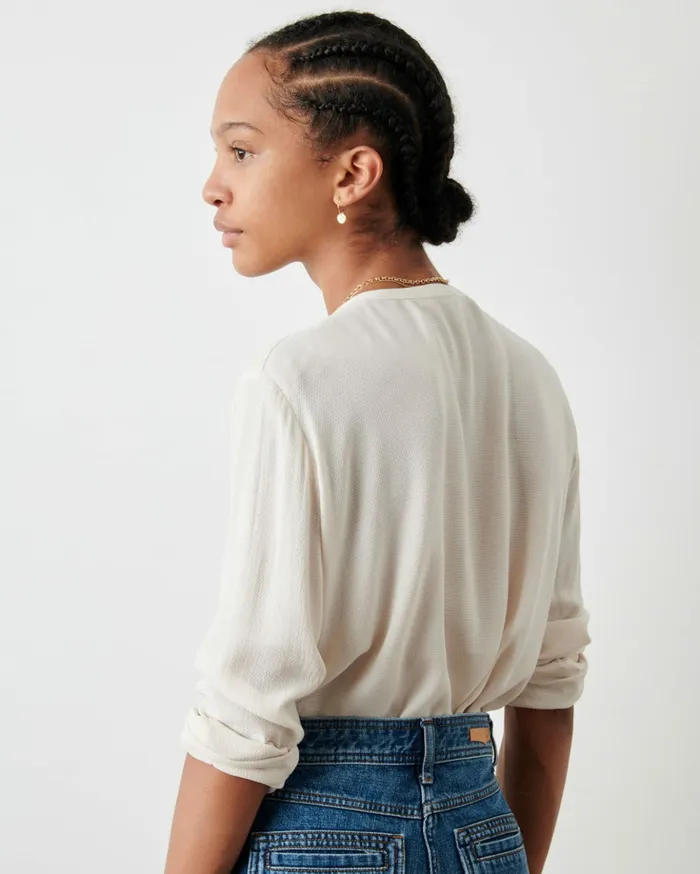 Sessn Womens Shirts And Blouses Simi Fleur de Sel Near Me