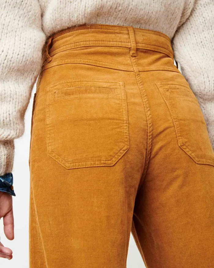 Sessn Womens Trousers Johnny village Honey Gold