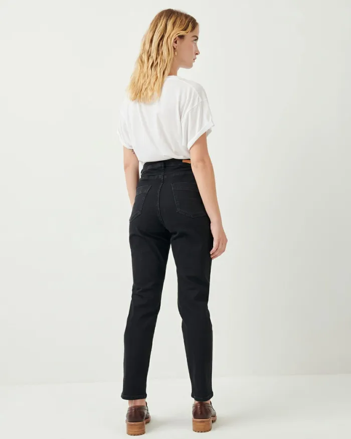 Sessn Womens Trousers Momon o Pure Black