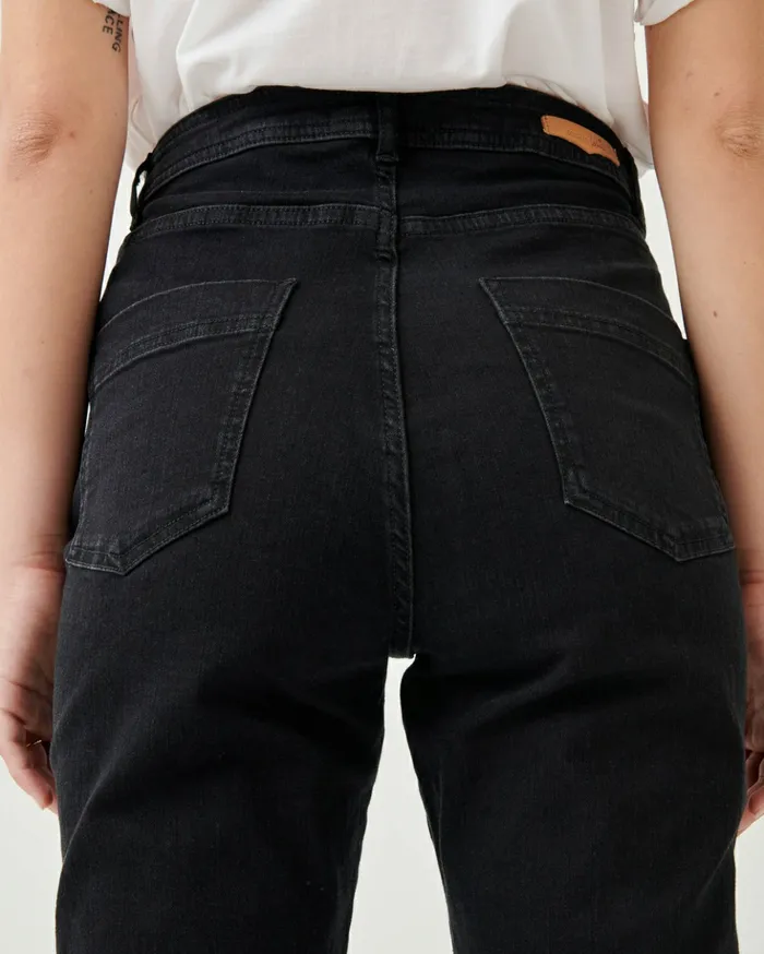 Sessn Womens Trousers Momon o Pure Black