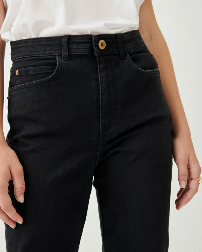 Sessn Womens Trousers Momon o Pure Black
