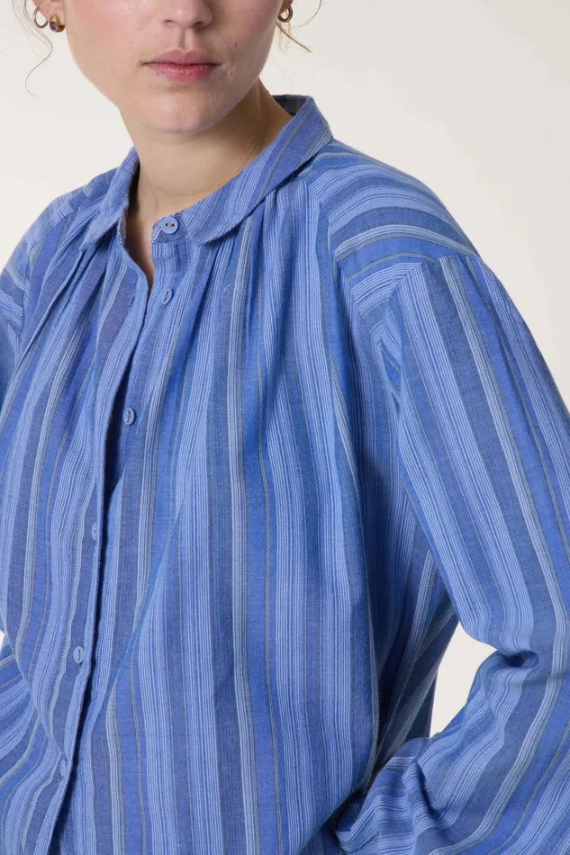 Shirts and Blouses Women Leon and Harper Chemise Cob Strght Blue
