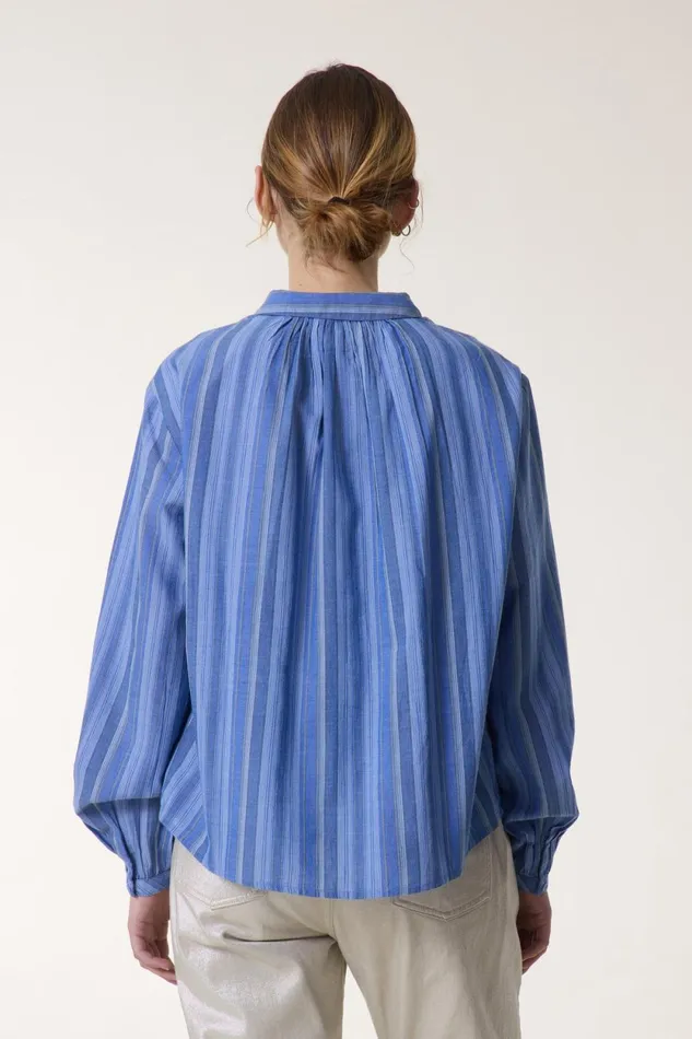 Shirts and Blouses Women Leon and Harper Chemise Cob Strght Blue