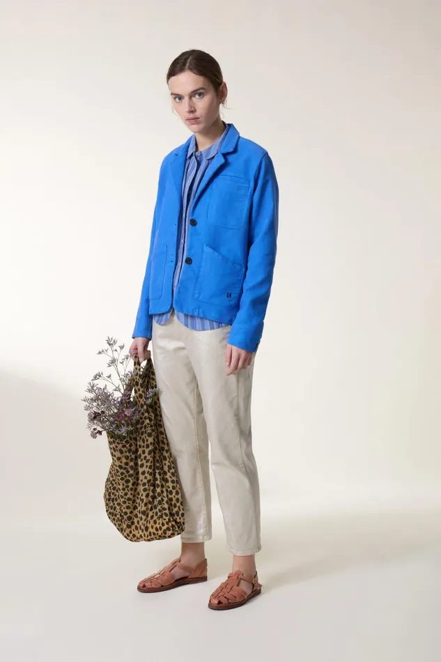 Shirts and Blouses Women Leon and Harper Chemise Cob Strght Blue