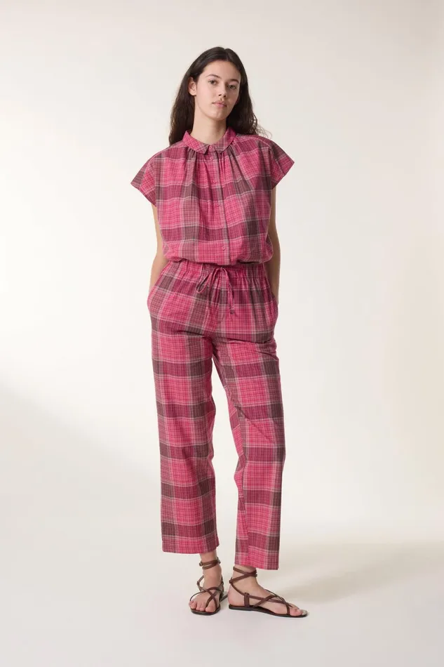 Shirts and Blouses Women Leon and Harper Chemise Cotta Strght Red