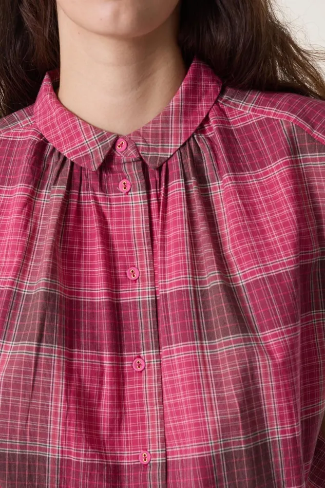 Shirts and Blouses Women Leon and Harper Chemise Cotta Strght Red