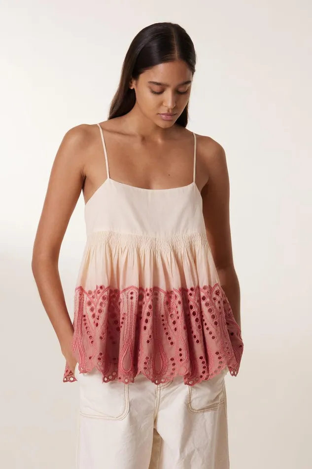 Shirts and Blouses Women Leon and Harper Cidji TandD Top Coral