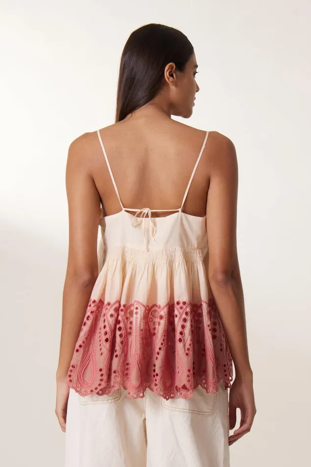 Shirts and Blouses Women Leon and Harper Cidji TandD Top Coral
