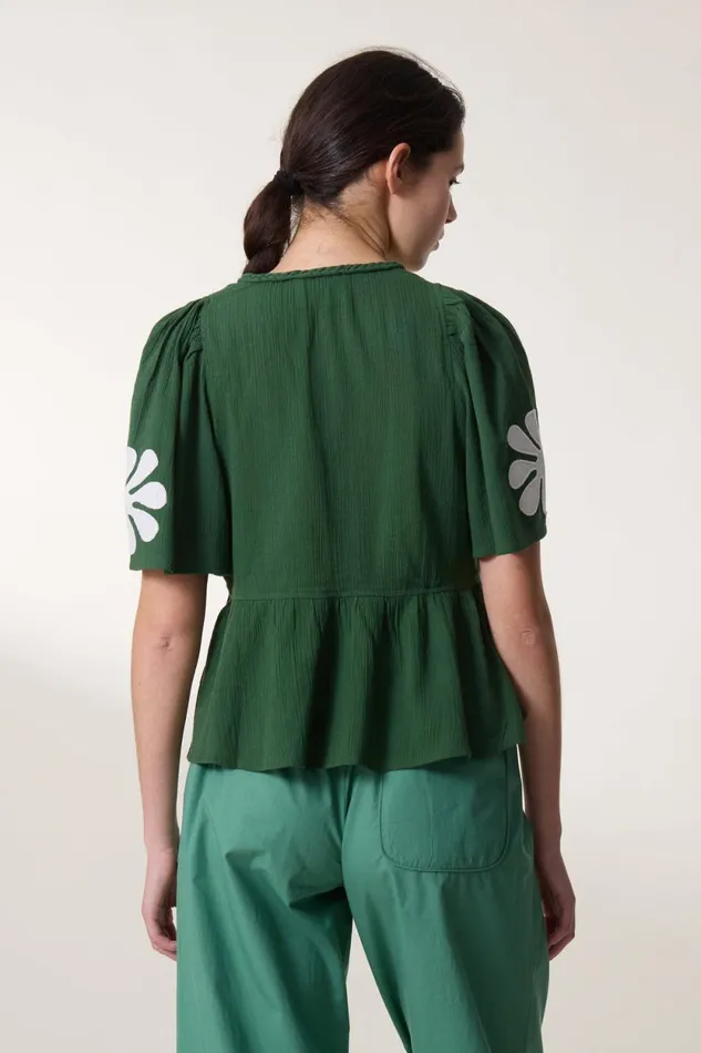 Shirts and Blouses Women Leon and Harper Top Chloe Birdy Green