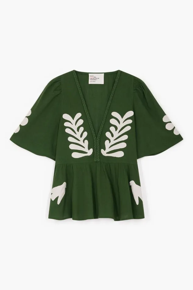 Shirts and Blouses Women Leon and Harper Top Chloe Birdy Green
