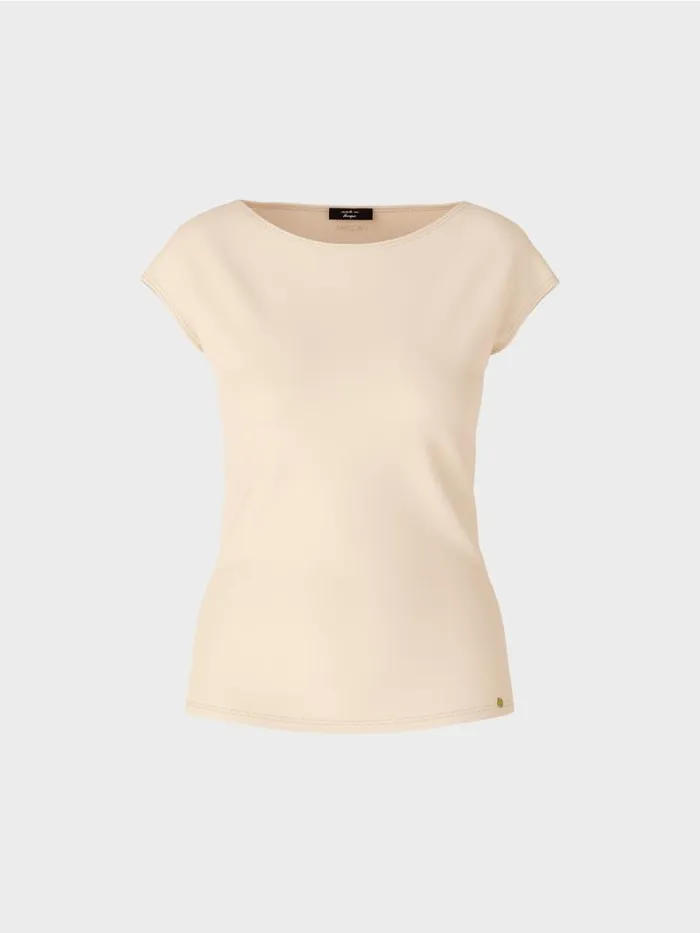 Shirts and Tops Damen Marc Cain Krpernahes TShirt Dark Cream