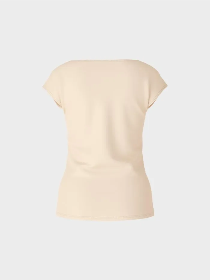 Shirts and Tops Damen Marc Cain Krpernahes TShirt Dark Cream